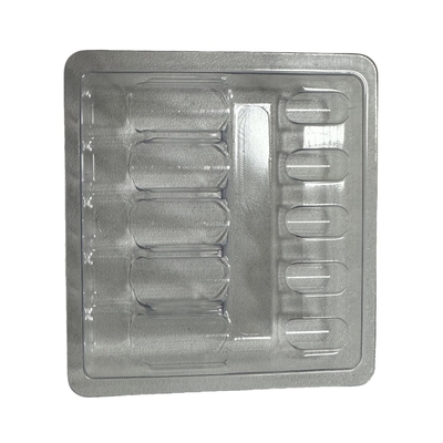 PET Prodotti fragili vassoio di imballaggio bottiglia di vetro vassoio fisso di imballaggio iniezione acqua 1ml 2ml 5ml 10ml vassoio di ampule