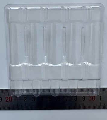 PET Prodotti fragili vassoio di imballaggio bottiglia di vetro vassoio fisso di imballaggio iniezione acqua 1ml 2ml 5ml 10ml 5 pacchetti