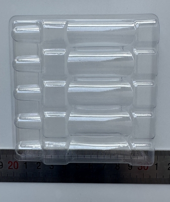 PET Prodotti fragili vassoio di imballaggio bottiglia di vetro vassoio fisso di imballaggio iniezione acqua 1ml 2ml 5ml 10ml 5 pacchetti