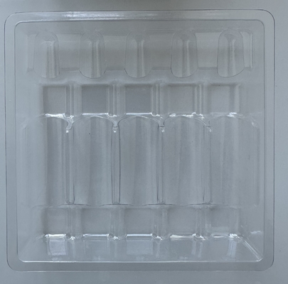 PET Prodotti fragili vassoio di imballaggio bottiglia di vetro vassoio fisso di imballaggio iniezione acqua 1ml 2ml 5ml 10ml 5 pacchetti
