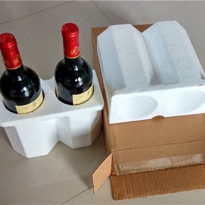 Produttori Ingrosso imballaggi in schiuma EPS Prodotti in vetro fragile Imballaggi posizionamento tampone vassoio di vino scatola di schiuma