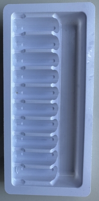 PET 1ml 2ml 5ml 10ml 10 Ampoule Tray Vacuum Forming Tray Personalizzazione