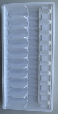 PET 1ml 2ml 5ml 10ml 10 Ampoule Tray Vacuum Forming Tray Personalizzazione