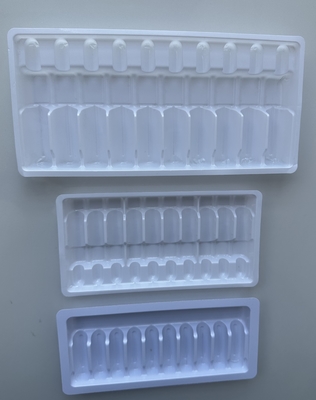 PET 1ml 2ml 5ml 10ml 10 Ampoule Tray Vacuum Forming Tray Personalizzazione