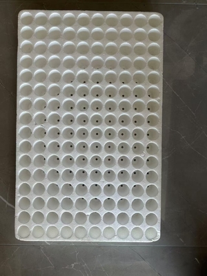 Scaffale per piantine a schiuma tabacco galleggiante a fumo buco di fumo sciaffale di riso sciaffale idroponica tabacco pepe piantare ortaggi coltivazione senza terreno bianco
