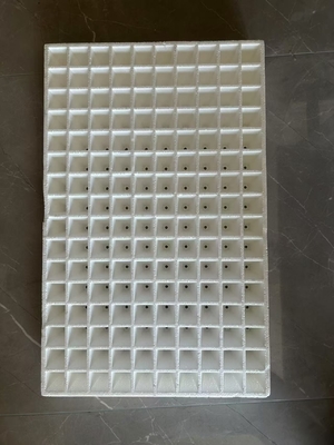 Scaffale per piantine a schiuma tabacco galleggiante a fumo buco di fumo sciaffale di riso sciaffale idroponica tabacco pepe piantare ortaggi coltivazione senza terreno bianco