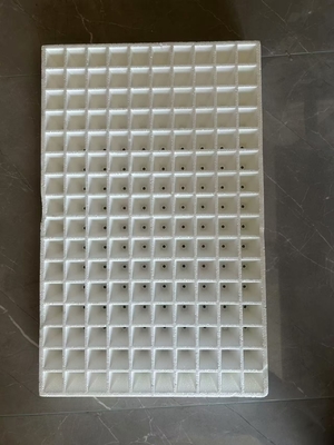 Scaffale per piantine a schiuma tabacco galleggiante a fumo buco di fumo sciaffale di riso sciaffale idroponica tabacco pepe piantare ortaggi coltivazione senza terreno bianco