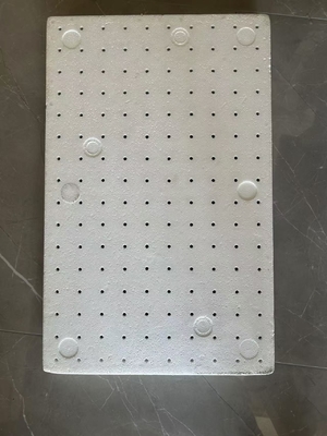 Scaffale per piantine a schiuma tabacco galleggiante a fumo buco di fumo sciaffale di riso sciaffale idroponica tabacco pepe piantare ortaggi coltivazione senza terreno bianco