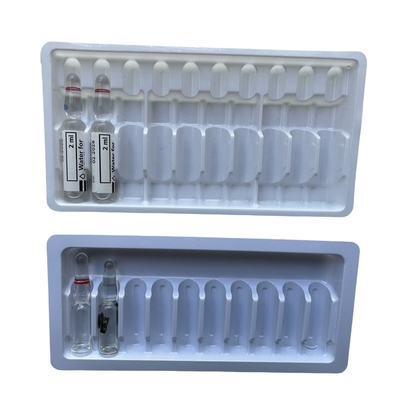 1 ml 2 ml 3 ml ampolle iniettabili etichetta autoadesiva PET ampolle vassoio personalizzazione