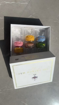 12 Macaroons Gift Box Packaging Boutique Cartone Dessert Packaging Personalizzato