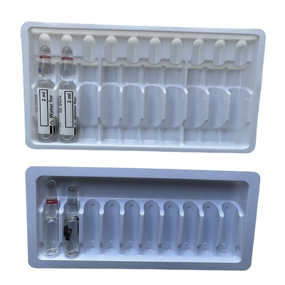 Iniezione d'acqua Packaging Suit 1ml 2ml 3ml Bottiglia di vetro Vassoio di ampule Etichetta personalizzata