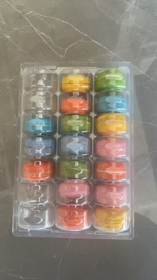 Rettangolo 21 Palette Imballaggio di plastica Piatto di maccheroni Personalizzabile