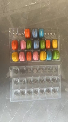 Rettangolo 21 Palette Imballaggio di plastica Piatto di maccheroni Personalizzabile