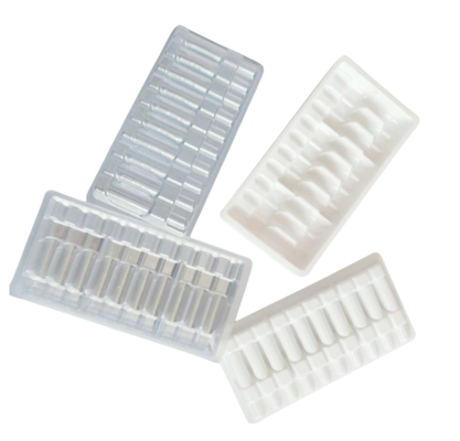 Iniezione di acqua in vassoio per ampolle di medicinali in PET 1 ml ~ 10 ml