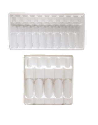 Iniezione di acqua in vassoio per ampolle di medicinali in PET 1 ml ~ 10 ml