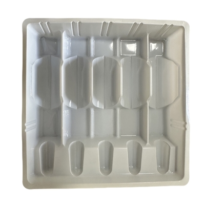 PET10ml imballaggio scatola di plastica vassoio ampolla personalizzato prodotti chiave di sicurezza vassoio ampolla personalizzato