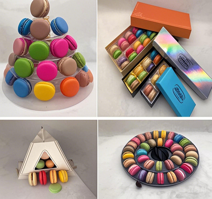 Imballaggio di maccheroni in plastica La soluzione perfetta per proteggere e presentare i vostri delicati dolci francesi