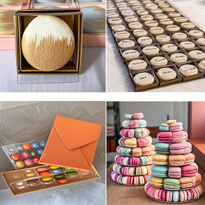 Imballaggio di maccheroni in plastica La soluzione perfetta per proteggere e presentare i vostri delicati dolci francesi