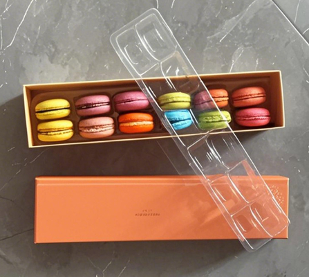 33 12 24 Capo superiore e inferiore Macaroons confezionamento vassoio di plastica Macaroons display stand