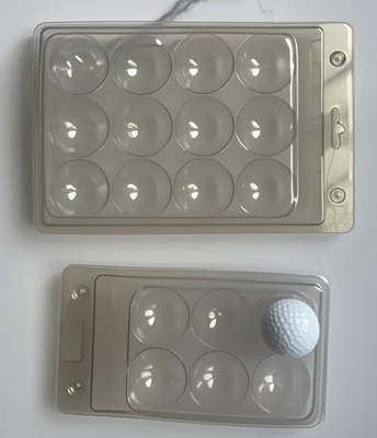 12 palle da golf imballaggio trasparente scatola di plastica imballaggio palla da golf imballaggio