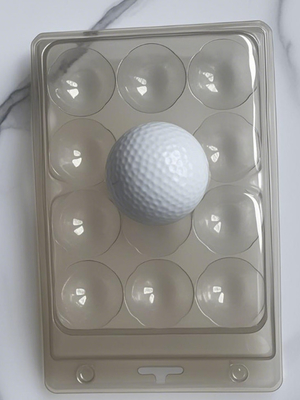 12 palle da golf imballaggio trasparente scatola di plastica imballaggio palla da golf imballaggio