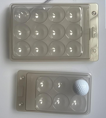 12 palle da golf imballaggio trasparente scatola di plastica imballaggio palla da golf imballaggio