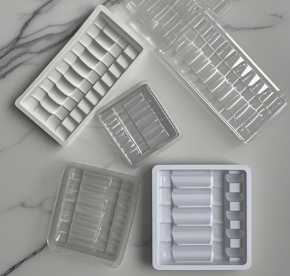 10 ml 10 pezzi di porcellana liquida orale vassoio bianco i produttori forniscono vassoio interno liquido orale vassoio interno in plastica trasparente