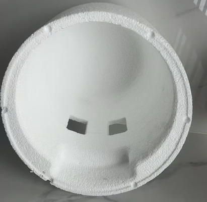 Imballaggio in plastica di polistirolo bianco con inserti di gomma EPS