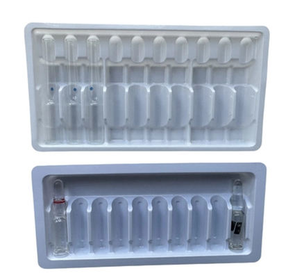 Contenitore interno per liquidi orali Liquidi orali in plastica imballaggi in bollicine bianche 10 ml*10 imballaggi interni confezionati da produttori all'ingrosso