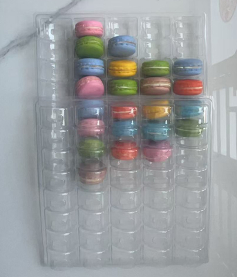Imballaggio trasparente di 40 pezzi in plastica per i macaroni