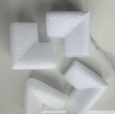 Epe pearl cotone di angolo di protezione rivestimento di carta di schiuma a forma speciale perla cotone assorbente di urti interno scatola di imballaggio flocking
