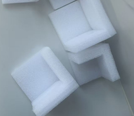 Epe pearl cotone di angolo di protezione rivestimento di carta di schiuma a forma speciale perla cotone assorbente di urti interno scatola di imballaggio flocking