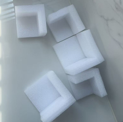 Epe pearl cotone di angolo di protezione rivestimento di carta di schiuma a forma speciale perla cotone assorbente di urti interno scatola di imballaggio flocking