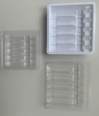 Non tossico 1 ml ~ 10 ml Ampolata PET vassoio per l' iniezione di acqua