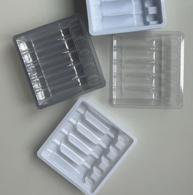 Liquido orale Blister supporto interno Ampolata Bottiglia iniettabile vassoio di plastica Blister imballaggio supporto interno