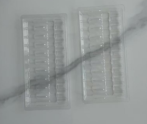 Liquido orale Blister supporto interno Ampolata Bottiglia iniettabile vassoio di plastica Blister imballaggio supporto interno