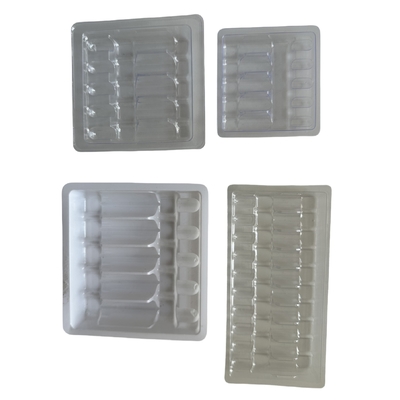 1ml 2ml 5ml 10ml PET Ampolata per iniezione d'acqua vassoio di imballaggio vassoio di imballaggio a forma di vuoto personalizzato