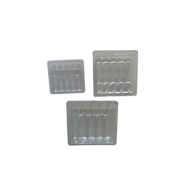 Imballaggio su supporto per bolle per iniezione d' acqua 1 ml 2 ml 5 ml 10 ml supporto per ampule PET