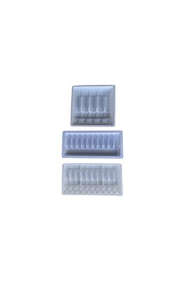 Imballaggio su supporto per bolle per iniezione d' acqua 1 ml 2 ml 5 ml 10 ml supporto per ampule PET
