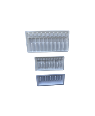 Imballaggio su supporto per bolle per iniezione d' acqua 1 ml 2 ml 5 ml 10 ml supporto per ampule PET