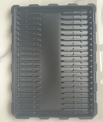 Componente elettronico Hardware industriale Imballaggio Blister Tray nero PS Blister Tray anti-statico addensato