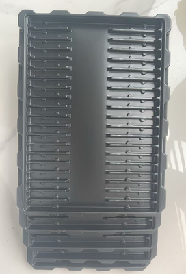 Componente elettronico Hardware industriale Imballaggio Blister Tray nero PS Blister Tray anti-statico addensato