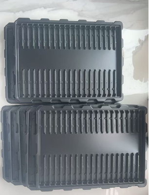 Componente elettronico Hardware industriale Imballaggio Blister Tray nero PS Blister Tray anti-statico addensato