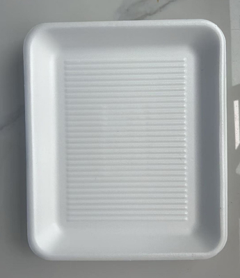 Vaschette per alimenti freschi quadrate in EPS, scatole monocompartimento per atmosfera modificata, vaschette per alimenti freschi