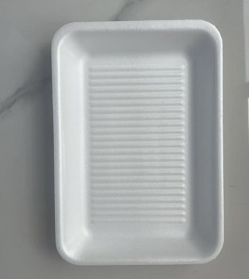 Vaschette per alimenti freschi quadrate in EPS, scatole monocompartimento per atmosfera modificata, vaschette per alimenti freschi
