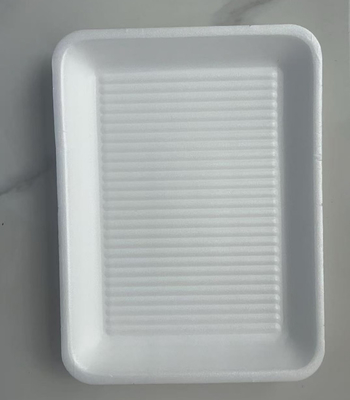 Vaschette per alimenti freschi quadrate in EPS, scatole monocompartimento per atmosfera modificata, vaschette per alimenti freschi