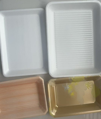 Vaschette monouso per alimenti freschi del produttore, vassoi di plastica trasparenti per verdura e frutta