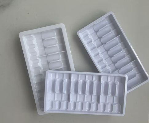 Custom 1ml Ampoule Packaging Tray - Cardboard Embossed - 14.3x7.3cm