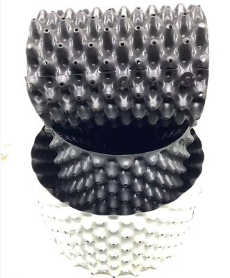 Vaso per il controllo delle radici in HDPE, vaso per fiori, vaso per piantare grande, vaso blu con fiori di prugno