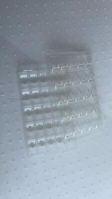 25 vassoi in plastica per macaroni con PET per alimenti spessore 0,55 mm e design riutilizzabile per l'imballaggio di macaroni